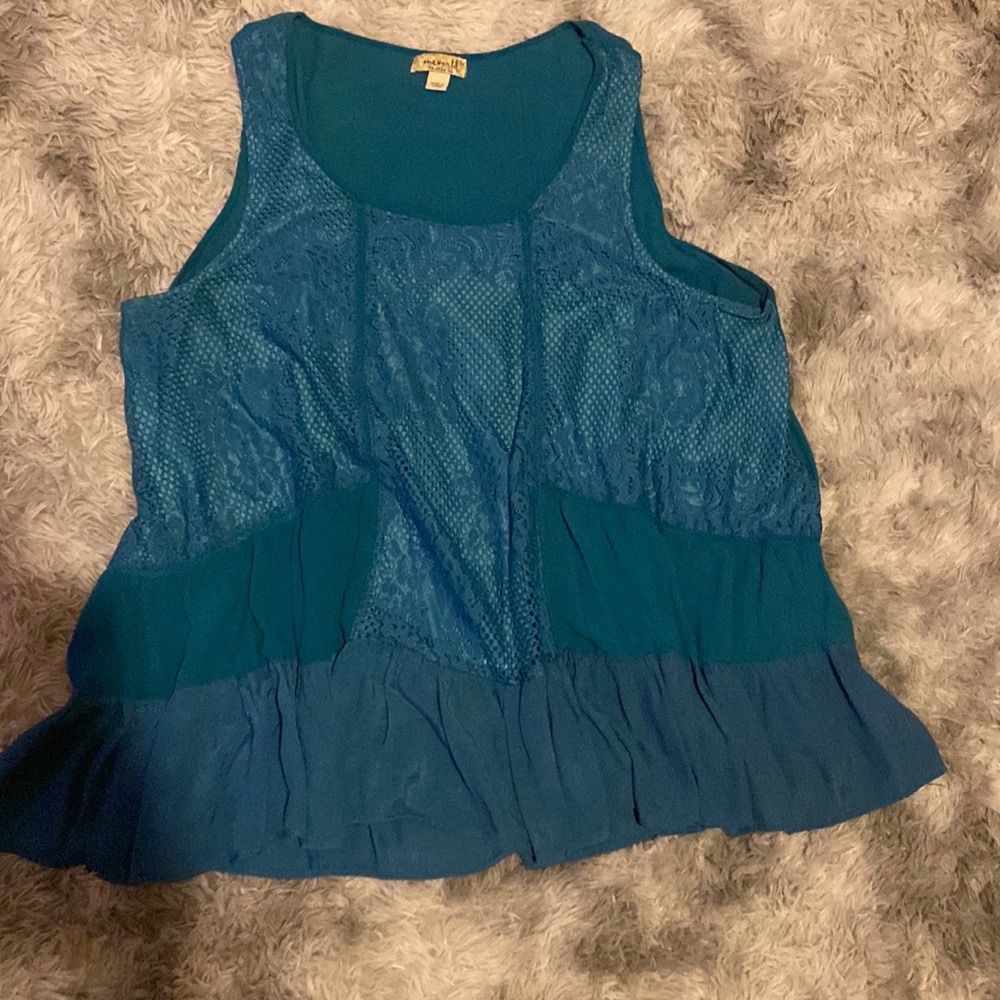 Flowy plus size tank